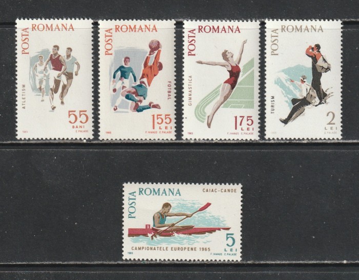 Romania 1965 - #616 Spartachiada 5v MNH