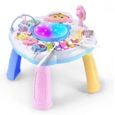 Masa educativa pentru copii cu accesorii si jucarii senzoriale incluse