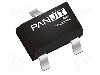 Tranzistor SMD, PNP, bipolar, capsula SOT323, 0,3W, PanJit Semiconductor - BC807-40W_R1_00001