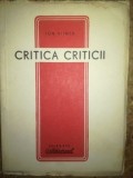 Critica criticii Ion Vitner