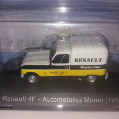 Macheta Renault 4 F - Automotores Munro - 1982 - Deagostini Argentina 1:43
