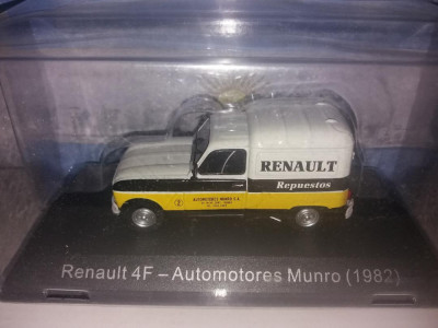 Macheta Renault 4 F - Automotores Munro - 1982 - Deagostini Argentina 1:43 foto