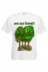 TRICOU PERSONALIZAT IMPRIMEU &amp;quot;SEE MY FOREST?&amp;quot; foto