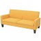 Gossi canapea cu 3 locuri, 180 x 65 x 76 cm, galben