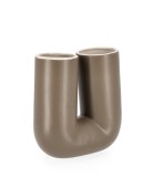 Cumpara ieftin Vaza flori piatra maro Var 19.5x8.5x21h