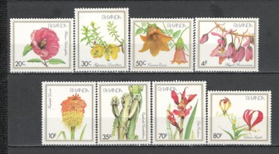 Ruanda.1982 Flori de plante DF.355 foto