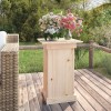 VidaXL Suport pentru flori, 40x40x60 cm, lemn masiv de pin