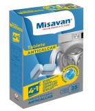 Tablete anticalcar pentru masina de spalat rufe Misavan 4in1 25 tablete - 20217