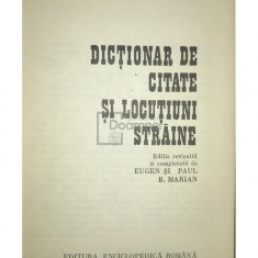 Barbu Marian - Dicționar de citate și locuțiuni străine (editia 1973)