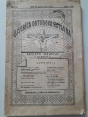 Biserica ortodoxa romana Revista Sfantului Sinod martie 1932 foto