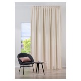 Draperie Mendola Fabrics, model Bellagio, Monograma, jacquard, crem, semiopac, 280 cm