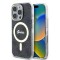 Husa iPhone 16 Pro Max originala Guess IML 4G MagSafe, negru, GUHMP16XH4STK