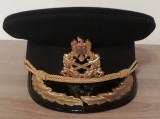 M1 11 - Cascheta militara - post 89 - culoare bleumarin - piesa de colectie