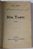 DIN TOATE - POEZII de RADU D. ROSETTI , 1905 , PREZINTA PAGINI CU INSEMNARI SI DESENE