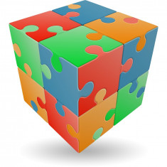 Cub Rubik pentru incepatori, V-Cube, Puzzle
