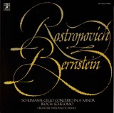 Vinil # LP "Japan Press" Schumann*, Bloch*, Rostropovich*, Bernstein &lrm;&ndash; Concerto En La Mineur - Schelomo (NM)