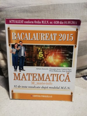 Teste Bacalaureat Matematica M_mate-info dupa modelul M.E.N. foto