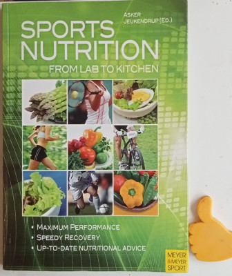 Sports Nutrition Nutritie sportiva Asker Jeukendrup foto