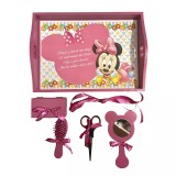 Cumpara ieftin Tavita Turta cu 6 Piese - Baby Minnie- TPT53 Roz Inchis