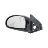 Oglinda exterioara Kia Cerato, 04.2008, partea Stanga, culoare sticla crom, sticla convexa, cu carcasa neagra, cu incalzire, ajustare electrica,