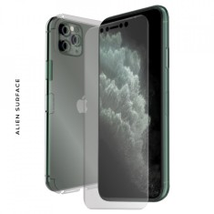 FOLIE ALIEN SURFACE HD, Apple iPhone 11 PRO MAX, PROTECTIE FATA,SPATE,LATERALE + ALIEN FIBER CADOU