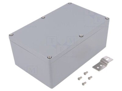 Carcasă universală COMBIPLAST 120mm x 188mm x 78mm aluminiu gri IP65 foto