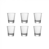 Pahar pentru Shot, Set 6 buc, 50 ml, 6x5 cm, Sticla, ATU-089121, Oem