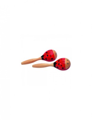 Instrument muzical Maracas dublu Buburuza foto