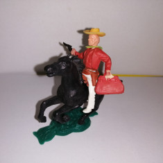 bnk jc Figurina de plastic - cowboy calare - Hong Kong copie Timpo