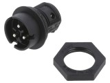 Conector circular soclu tată 3 pini