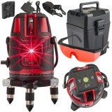 Nivela laser 360&deg;, distanta de lucru 40 m, Red Technic
