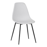 Cumpara ieftin Scaun modern Ballen, Alb, 41x53x84 cm