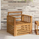 vidaXL Set Canapele Exterior Lemn Acacia Natural Stil Elegant Durabil Gradina Terasa 71x63x73cm