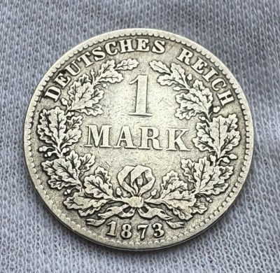 1 Mark 1873 C Rara foto