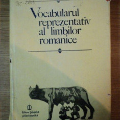 VOCABULARUL REPREZENTATIV AL LIMBILOR ROMANICE de MIHAELA BIRLADEANU ... IOANA VINTILA-RADULESCU , 1988