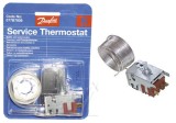 Termostat Vitrina Frigorifica Danfoss 077B7008, L=2m, Compatibil Frigider/Combina Frigorifica