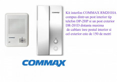 Kit interfon Commax RM201HA, 1 familie, ingropat foto