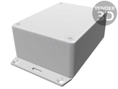 Carcasă universală IP54 gri ABS foto