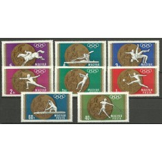 Ungaria 1969 - Jocurile Olimpice Mexic, medalii, serie neuzata