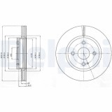 Set discuri frana Fiat 124 Spider (348 ); Mazda 2 (De, Mx-5 4 (Nd), 1.4 (348), 1.3 (DE3FS), 1.3 BiFuel, 1.3 MZR (DE3FS), 1.4 MZR-CD, 1.5 (DE5FS), 1.5, Delphi