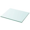 VidaXL Raft din sticlă transparentă, 30 x 25 cm 243810