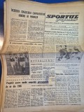 ziarul sportul popular 10 martie 1966 - echipele de fotbal - rapid bucuresti, progresul