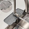 Covoras din silicon anti-picurator pentru lavoare, dimensiune 36,5 x 14 cm, culoare Gri, AVEX