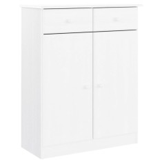 Pantofar ALTA, alb, 77x35x96 cm, lemn masiv de pin foto