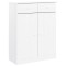Pantofar ALTA, alb, 77x35x96 cm, lemn masiv de pin