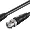 Cablu BNC tata - BNC tata 2m negru RG59 Goobay