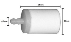 Filtru benzina husqvarna - 4.5mm - foto