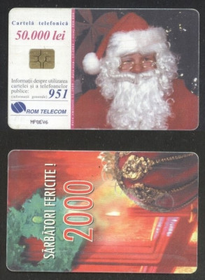 Romania 2000 Telephone card Santa Claus Rom 87a CT.074 foto