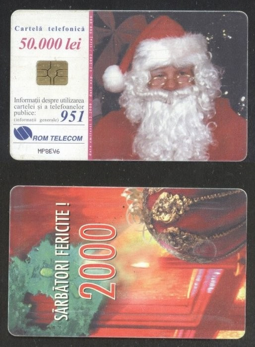 Romania 2000 Telephone card Santa Claus Rom 87a CT.074