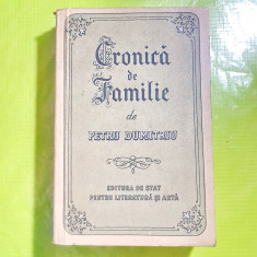 D968-Petru Dumitriu-Cronica de Familie 1955 Casa Scanteii-Comb. I.V. Stalin.